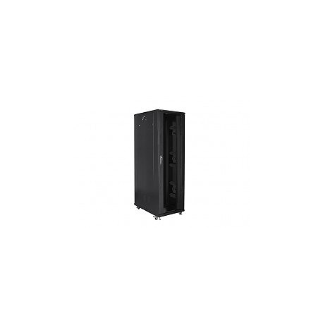 Lanberg - Rack cabinet - black, RAL 9004 - 42U - 19" - 3