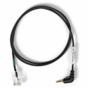 EPOS | SENNHEISER RJ45-2.5mm-audio cable - Audio cable - stereo micro jack male to RJ-45 male - 80 cm - angled connector - for IMPACT SDW 50XX; Sennheiser DW Office USB ML; DW Pro 2; SD Office, Office ML, Pro 1, Pro 2
