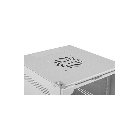 Lanberg - Rack cabinet - wall mountable - grey, RAL 7035 - 12U - 10" - 2