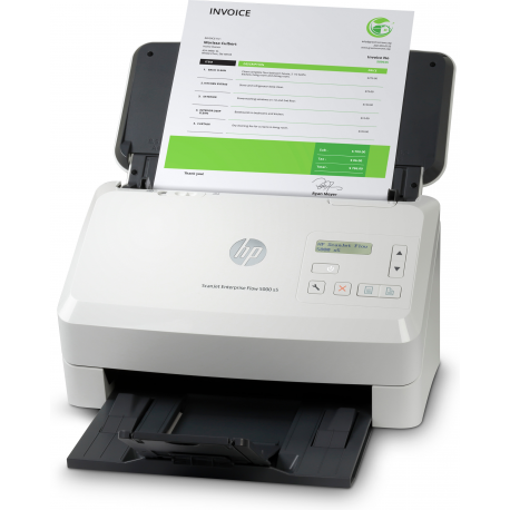 HP ScanJet Enterprise Flow 5000 s5 - Document scanner - CMOS / CIS - Duplex - 216 x 3100 mm - 600 dpi x 600 dpi - up to 65 ppm (mono) / up to 65 ppm (colour) - ADF (80 sheets) - up to 7500 scans per day - USB 3.0 - 3