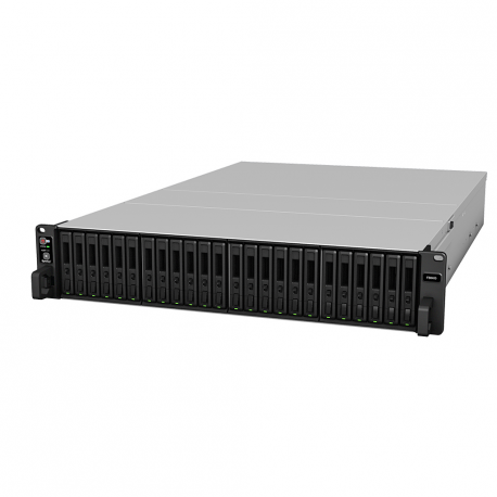 Synology FlashStation FS6400 - NAS server - 24 bays - rack-mountable - RAID 0, 1, 5, 6, 10, JBOD, RAID F1 - RAM 32 GB - Gigabit Ethernet / 10 Gigabit Ethernet - iSCSI support - 2U - 2