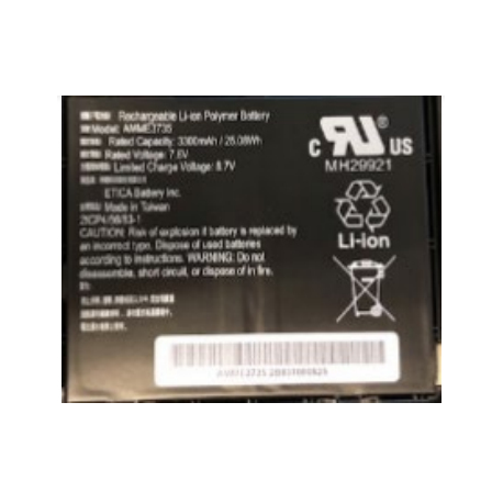 Zebra - Tablet battery - lithium polymer - 3300 mAh - 25.1 Wh - for Zebra ET51, ET51 Integrated Scanner Kit, ET56 (8.4 in), ET56 Enterprise Tablet (8.4 in) - 1