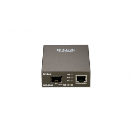 D-Link DMC G01LC - Fibre media converter - GigE - 10Base-T, 1000Base-LX, 1000Base-SX, 1000Base-ZX, 100Base-FX, 100Base-TX, 1000Base-T - RJ-45 / SFP (mini-GBIC) - 2