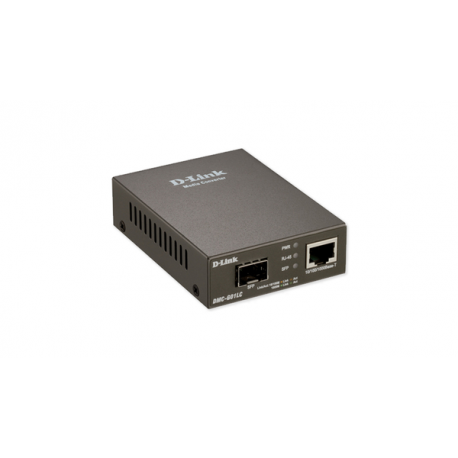 D-Link DMC G01LC - Fibre media converter - GigE - 10Base-T, 1000Base-LX, 1000Base-SX, 1000Base-ZX, 100Base-FX, 100Base-TX, 1000Base-T - RJ-45 / SFP (mini-GBIC) - 3