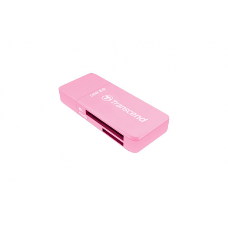Transcend RDF5 - Card reader (microSD, SDHC, microSDHC, SDXC, microSDXC, SDHC UHS-I, SDXC UHS-I, microSDHC UHS-I, microSDXC UHS-I) - USB 3.0 - 5