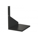 SMS Func - Mounting component (shelf) for notebook - black - cart mountable