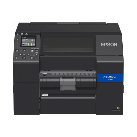 Epson ColorWorks CW-C6500Pe - Label printer - colour - ink-jet - Roll (21.59 cm) - 1200 x 1200 dpi - up to 85 mm / sec (mono) / up to 85 mm / sec (colour) - USB 2.0, LAN, USB 2.0 host - peeler - 2