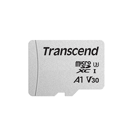 Transcend 300S - Flash memory card - 8 GB - Class 10 - microSDHC - 2