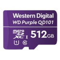 WD Purple SC QD101 WDD512G1P0C - Flash memory card - 512 GB - UHS-I U1 / Class10 - microSDXC UHS-I - purple