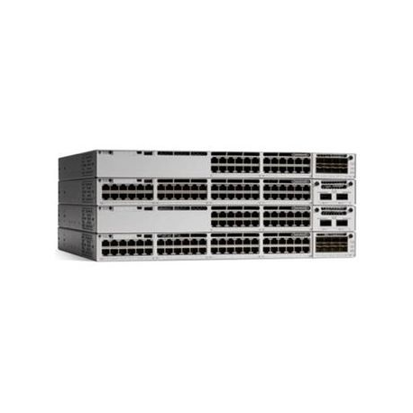 Cisco Catalyst 9300L - Network Essentials - switch - L3 - 48 x 10/100/1000 + 4 x 10 Gigabit SFP+ (uplink) - rack-mountable - 0