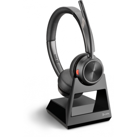 Poly Savi 7220 Office - Headset system - on-ear - DECT - wireless - 0