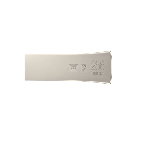 Samsung BAR Plus MUF-256BE3 - USB flash drive - 256 GB - USB 3.1 Gen 1 - champagne silver - 2
