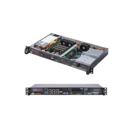 Supermicro SuperServer 5019D-4C-FN8TP - Server - rack-mountable - 1U - 1 x Xeon D-2123IT - RAM 0 GB - no HDD - AST2500 - GigE, 10 GigE - no OS - monitor: none - black - 0