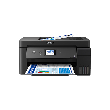 Epson EcoTank L14150 - Multifunction printer - colour - ink-jet - 297 x 432 mm (original) - A3 (media) - up to 17 ppm (printing) - 250 sheets - 33.6 Kbps - USB, LAN, Wi-Fi(n) - 2