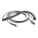 Zebra - USB / power cable - 5 - 12 V - 4.57 m - coiled - for Symbol DS4308, DS7708; Digital Scanner DS9308; Zebra DS4608, DS7708, DS9208, LI2208