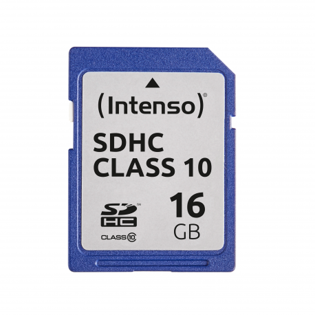 Intenso Class 10 - Flash memory card - 16 GB - Class 10 - SDHC - 0