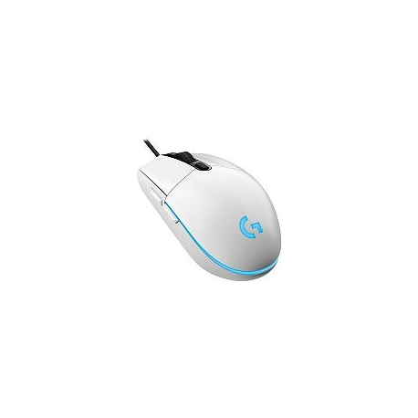 Logitech Gaming Mouse G102 LIGHTSYNC - Mouse - right-handed - optical - 6 buttons - wired - USB - white - 0