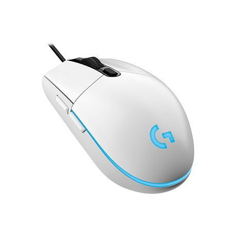 Logitech Gaming Mouse G102 LIGHTSYNC - Mouse - right-handed - optical - 6 buttons - wired - USB - white - 2