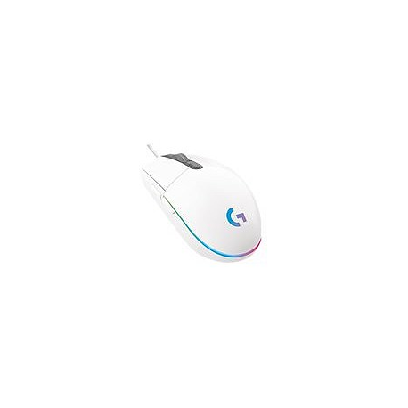 Logitech Gaming Mouse G102 LIGHTSYNC - Mouse - right-handed - optical - 6 buttons - wired - USB - white - 5