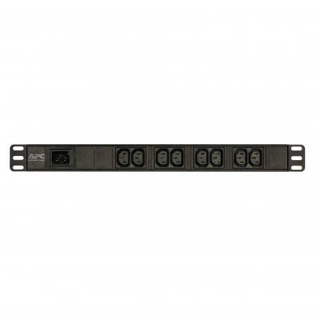 APC Easy Basic Rack PDU EPDU1016B - Power distribution unit (rack-mountable) - AC 200 / 208 / 230 V - 3680 VA - input: IEC 60320 C20 - output connectors: 8 (IEC 60320 C13) - 1U - 2.5 m cord - black - for P / N: AR106V, SCL400RMJ1U, SCL500RMI1UC, SCL500RMI1UNC, SMTL1000RMI2UC, SMTL750RMI2UC - 6