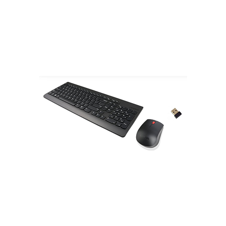 Lenovo 510 - Keyboard and mouse set - wireless - 2.4 GHz - US - black - 2