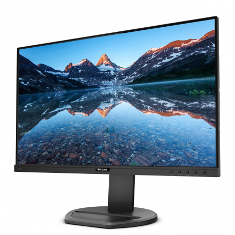 Philips B Line 243B9 - LED monitor - 24" (23.8" viewable) - 1920 x 1080 Full HD (1080p) @ 75 Hz - IPS - 250 cd / m² - 1000:1 - 4 ms - HDMI, VGA, DisplayPort, USB-C - speakers - black texture - 21