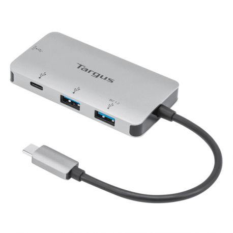 Targus - Hub - 2 x USB 3.2 Gen 1 + 1 x USB-C 3.2 Gen 1 + 1 x USB-C 3.2 Gen 1 (power delivery) - desktop - 4