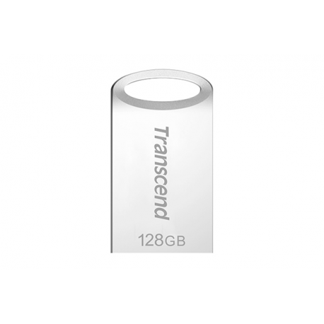 Transcend JetFlash 710 - USB flash drive - 128 GB - USB 3.1 Gen 1 - silver - 1