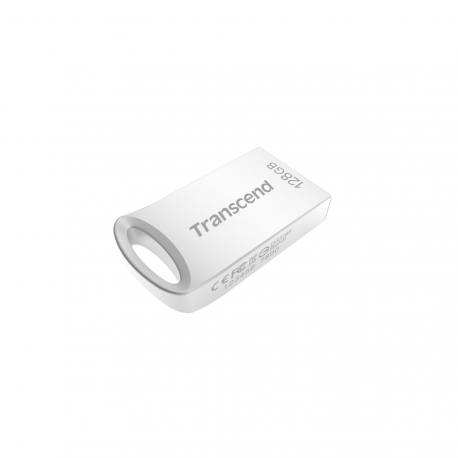 Transcend JetFlash 710 - USB flash drive - 128 GB - USB 3.1 Gen 1 - silver - 5