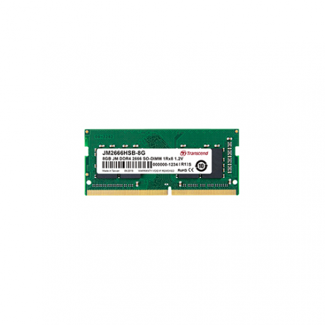 Transcend JetRAM - DDR4 - module - 16 GB - SO-DIMM 260-pin - 2666 MHz / PC4-21300 - CL19 - 1.2 V - unbuffered - non-ECC - 2