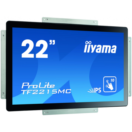 iiyama ProLite TF2215MC-B2 - LED monitor - 22" (21.5" viewable) - open frame - touchscreen - 1920 x 1080 Full HD (1080p) @ 60 Hz - IPS - 350 cd / m² - 1000:1 - 14 ms - HDMI, VGA, DisplayPort - black - 13