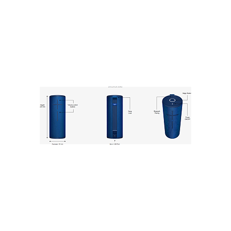 Ultimate Ears MEGABOOM 3 - Speaker - for portable use - wireless - Bluetooth - night black - 11