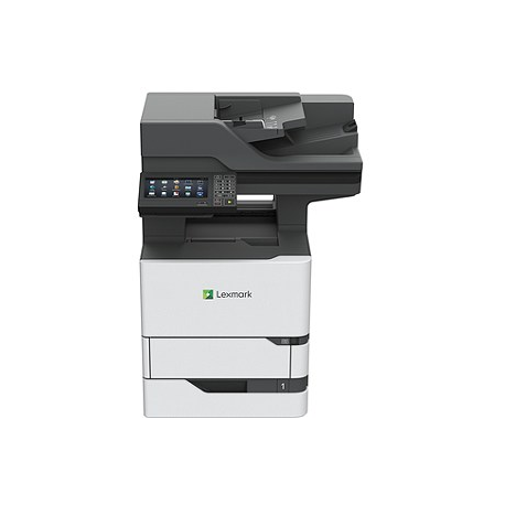 Lexmark MX722adhe - Multifunction printer - B / W - laser - 215.9 x 355.6 mm (original) - A4 / Legal (media) - up to 66 ppm (copying) - up to 66 ppm (printing) - 650 sheets - 33.6 Kbps - USB 2.0, Gigabit LAN, USB 2.0 host - 0