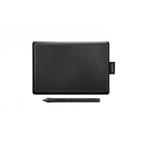 One by Wacom Small - Digitiser - right and left-handed - 15.2 x 9.5 cm - electromagnetic - wired - USB - black, red - 0