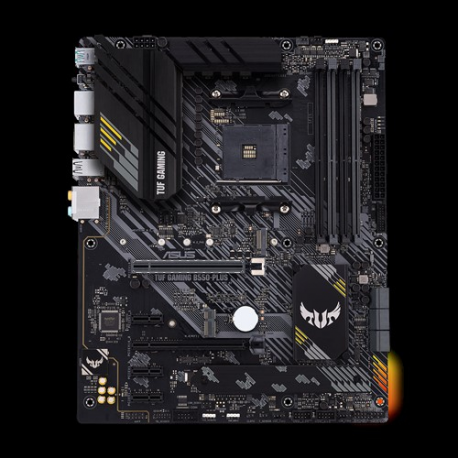ASUS TUF GAMING B550-PLUS - Motherboard - ATX - Socket AM4 - AMD B550 Chipset - USB-C Gen2, USB 3.2 Gen 1, USB 3.2 Gen 2 - 2.5 Gigabit LAN - onboard graphics (CPU required) - HD Audio (8-channel) - 5