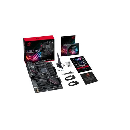 ASUS ROG STRIX B550-F GAMING - Motherboard - ATX - Socket AM4 - AMD B550 Chipset - USB-C Gen2, USB 3.2 Gen 1, USB 3.2 Gen 2 - 2.5 Gigabit LAN - onboard graphics (CPU required) - HD Audio (8-channel) - 7