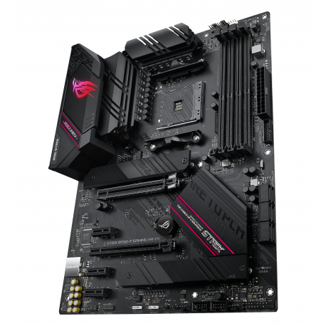 ASUS ROG STRIX B550-F GAMING - Motherboard - ATX - Socket AM4 - AMD B550 Chipset - USB-C Gen2, USB 3.2 Gen 1, USB 3.2 Gen 2 - 2.5 Gigabit LAN - onboard graphics (CPU required) - HD Audio (8-channel) - 8