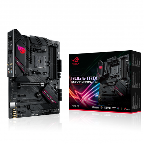 ASUS ROG STRIX B550-F GAMING - Motherboard - ATX - Socket AM4 - AMD B550 Chipset - USB-C Gen2, USB 3.2 Gen 1, USB 3.2 Gen 2 - 2.5 Gigabit LAN - onboard graphics (CPU required) - HD Audio (8-channel) - 10