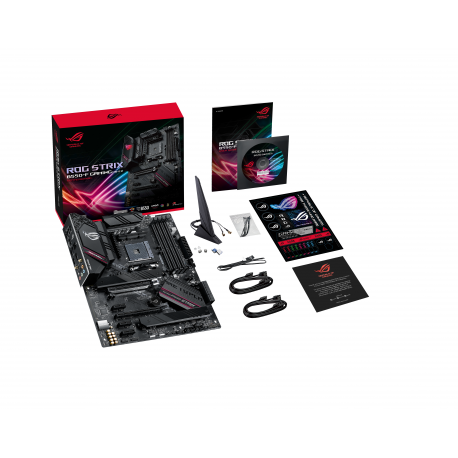 ASUS ROG STRIX B550-F GAMING - Motherboard - ATX - Socket AM4 - AMD B550 Chipset - USB-C Gen2, USB 3.2 Gen 1, USB 3.2 Gen 2 - 2.5 Gigabit LAN - onboard graphics (CPU required) - HD Audio (8-channel) - 13