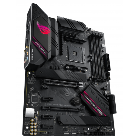ASUS ROG STRIX B550-F GAMING - Motherboard - ATX - Socket AM4 - AMD B550 Chipset - USB-C Gen2, USB 3.2 Gen 1, USB 3.2 Gen 2 - 2.5 Gigabit LAN - onboard graphics (CPU required) - HD Audio (8-channel) - 14