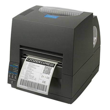 Citizen CL-S631II - Label printer - direct thermal  /  thermal transfer - Roll (11.8 cm) - 300 dpi - up to 100 mm / sec - USB, RS232 - black - 0