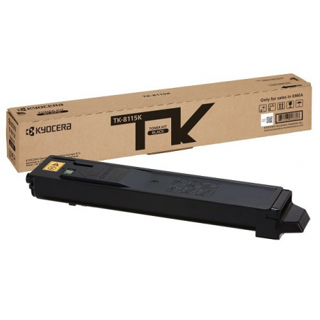 Kyocera TK 8115K - Black - original - toner cartridge - for ECOSYS M8124cidn, M8124cidn / KL3, M8130cidn, M8130cidn / KL2, M8130cidn / KL3 - 1