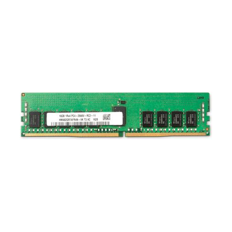 HP - DDR4 - module - 16 GB - DIMM 288-pin - 2666 MHz  /  PC4-21300 - 1.2 V - registered - ECC - for Workstation Z4 G4, Z6 G4, Z8 G4 - 1
