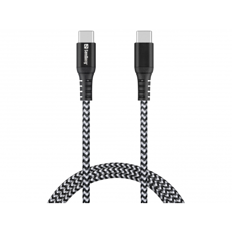 Sandberg Survivor - USB cable - USB-C (M) to USB-C (M) - 1 m - 4