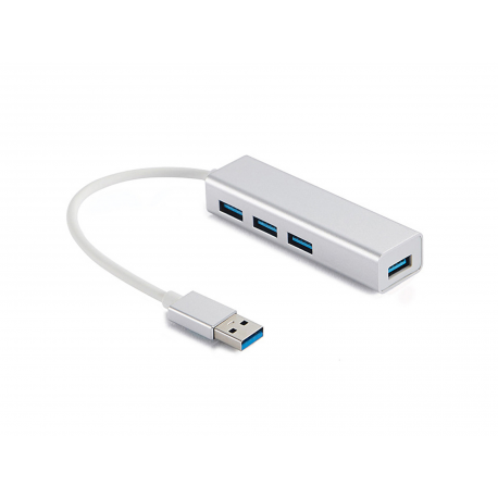 Sandberg Saver - Hub - 4 x SuperSpeed USB 3.0 - desktop - 4