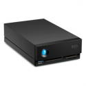 LaCie 1big Dock STHS8000800 - Hard drive array - 8 TB - 1 bays (SATA-600) - HDD 8 TB x 1 - USB 3.1, Thunderbolt 3 (external) - with 5 years Rescue Data Recovery Service Plan