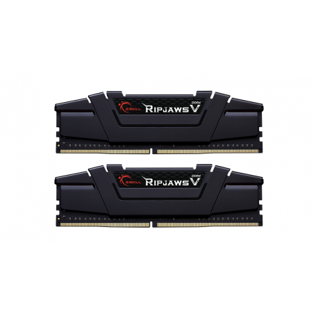G.Skill Ripjaws V - DDR4 - kit - 16 GB: 2 x 8 GB - DIMM 288-pin - 3600 MHz  /  PC4-28800 - CL18 - 1.35 V - unbuffered - non-ECC - classic black - 6