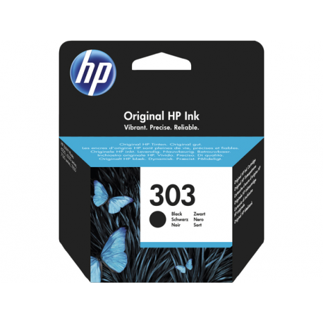 HP 303 - 4 ml - black - original - ink cartridge - for Envy Photo 62XX, Photo 71XX, Photo 78XX; Envy Inspire 72XX, 79XX; Tango; Tango X - 14
