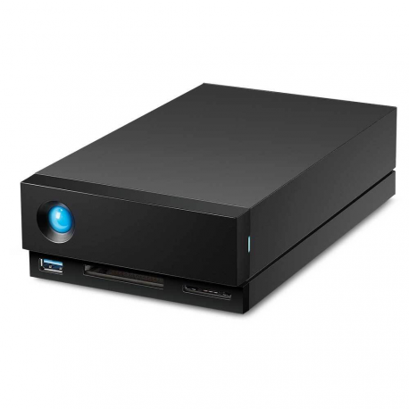 LaCie 1big Dock STHS8000800 - Hard drive array - 8 TB - 1 bays (SATA-600) - HDD 8 TB x 1 - USB 3.1, Thunderbolt 3 (external) - with 5 years Rescue Data Recovery Service Plan - 1
