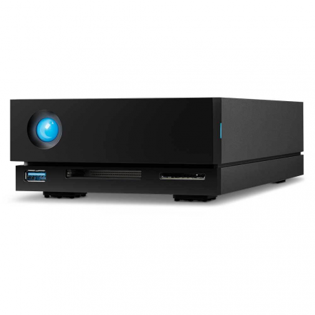 LaCie 1big Dock STHS8000800 - Hard drive array - 8 TB - 1 bays (SATA-600) - HDD 8 TB x 1 - USB 3.1, Thunderbolt 3 (external) - with 5 years Rescue Data Recovery Service Plan - 2